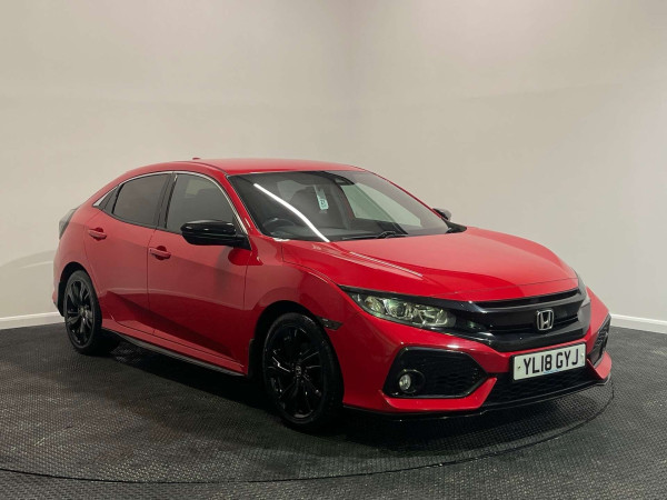 HONDA CIVIC 2018 (18) 1.0 VTEC TURBO SR HATCHBACK 5DR PETROL MANUAL EURO 6 (S/S) (126 PS)