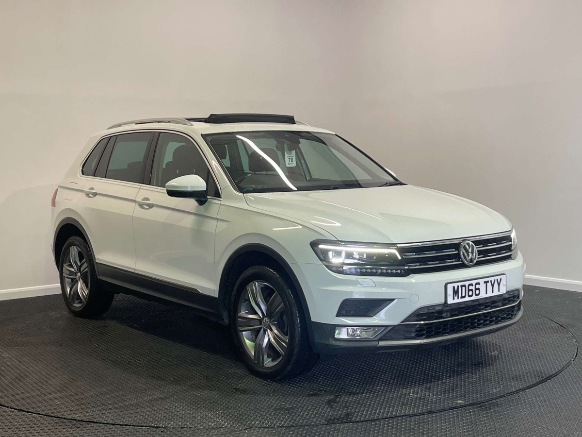 VOLKSWAGEN TIGUAN 2017 (66) 2.0 TDI BLUEMOTION TECH SEL SUV 5DR DIESEL DSG 4MOTION EURO 6 (S/S) (150 PS - 2017 - £15,750