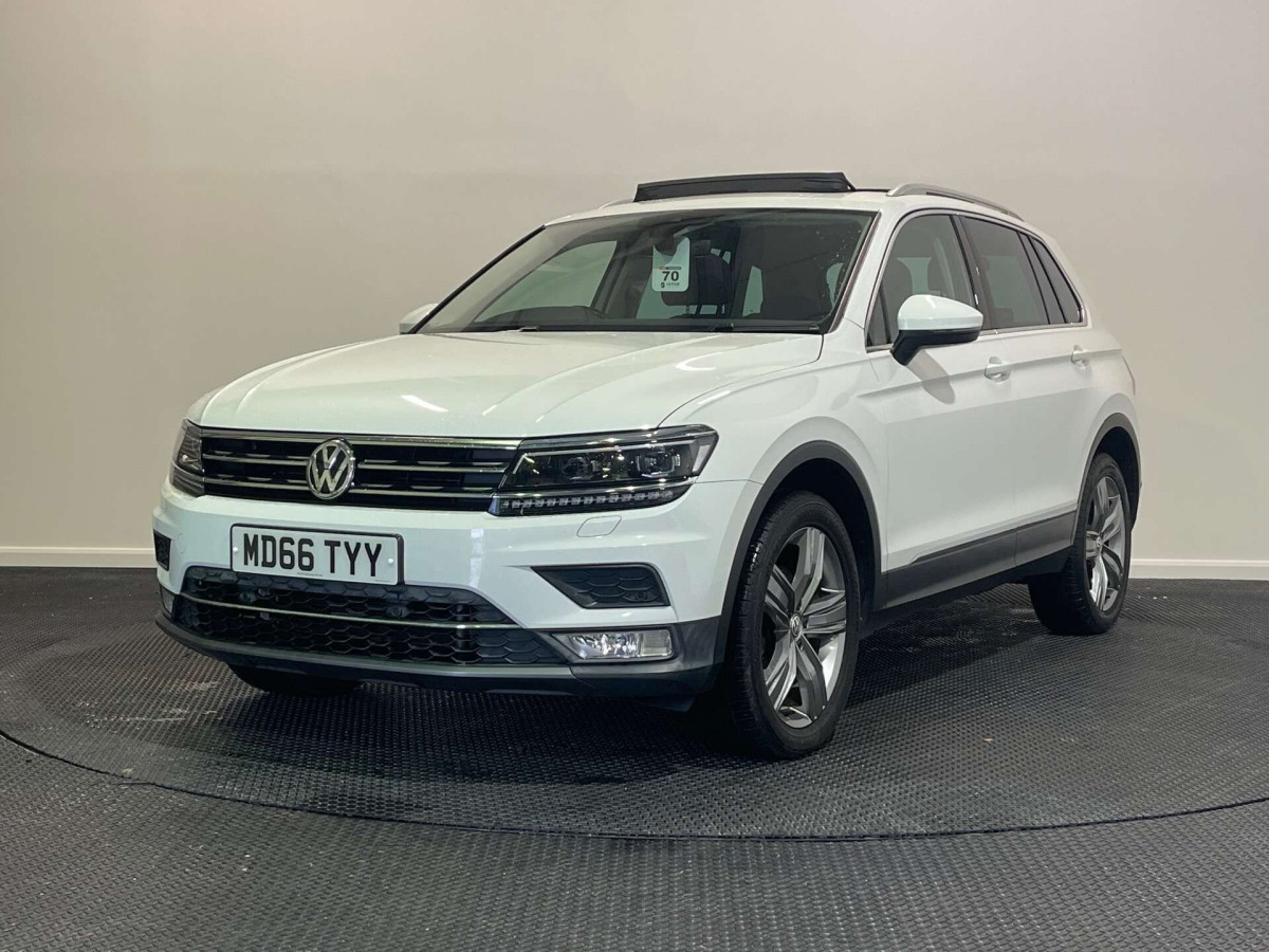 VOLKSWAGEN TIGUAN 2017 (66) 2.0 TDI BLUEMOTION TECH SEL SUV 5DR DIESEL DSG 4MOTION EURO 6 (S/S) (150 PS - 2017 - £15,750