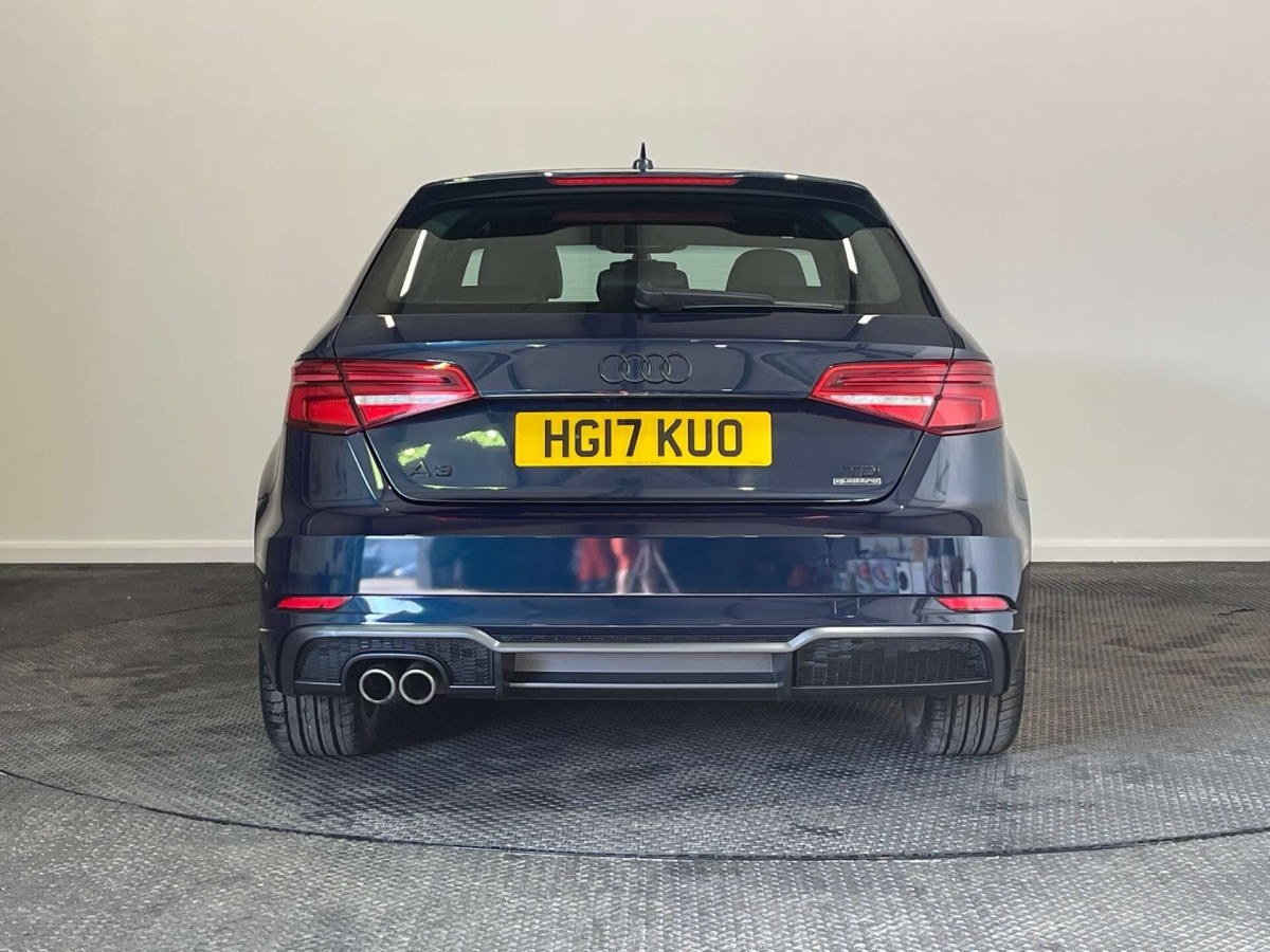 AUDI A3 2017 (17) 2.0 TDI S LINE SPORTBACK 5DR DIESEL S TRONIC AUTO 6SPD QUATTRO EURO 6 (S/S) - 2017 - £9,600