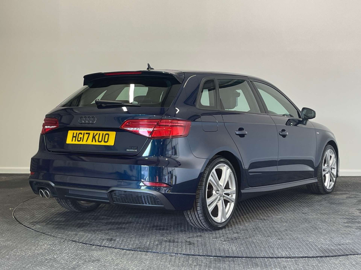 AUDI A3 2017 (17) 2.0 TDI S LINE SPORTBACK 5DR DIESEL S TRONIC AUTO 6SPD QUATTRO EURO 6 (S/S) - 2017 - £9,600