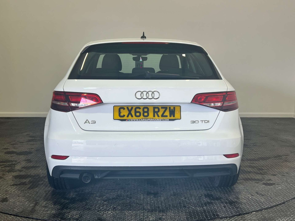 AUDI A3 2018 (68) 1.6 TDI 30 SE TECHNIK SPORTBACK 5DR DIESEL MANUAL EURO 6 (S/S) (116 PS) - 2018 - £10,900