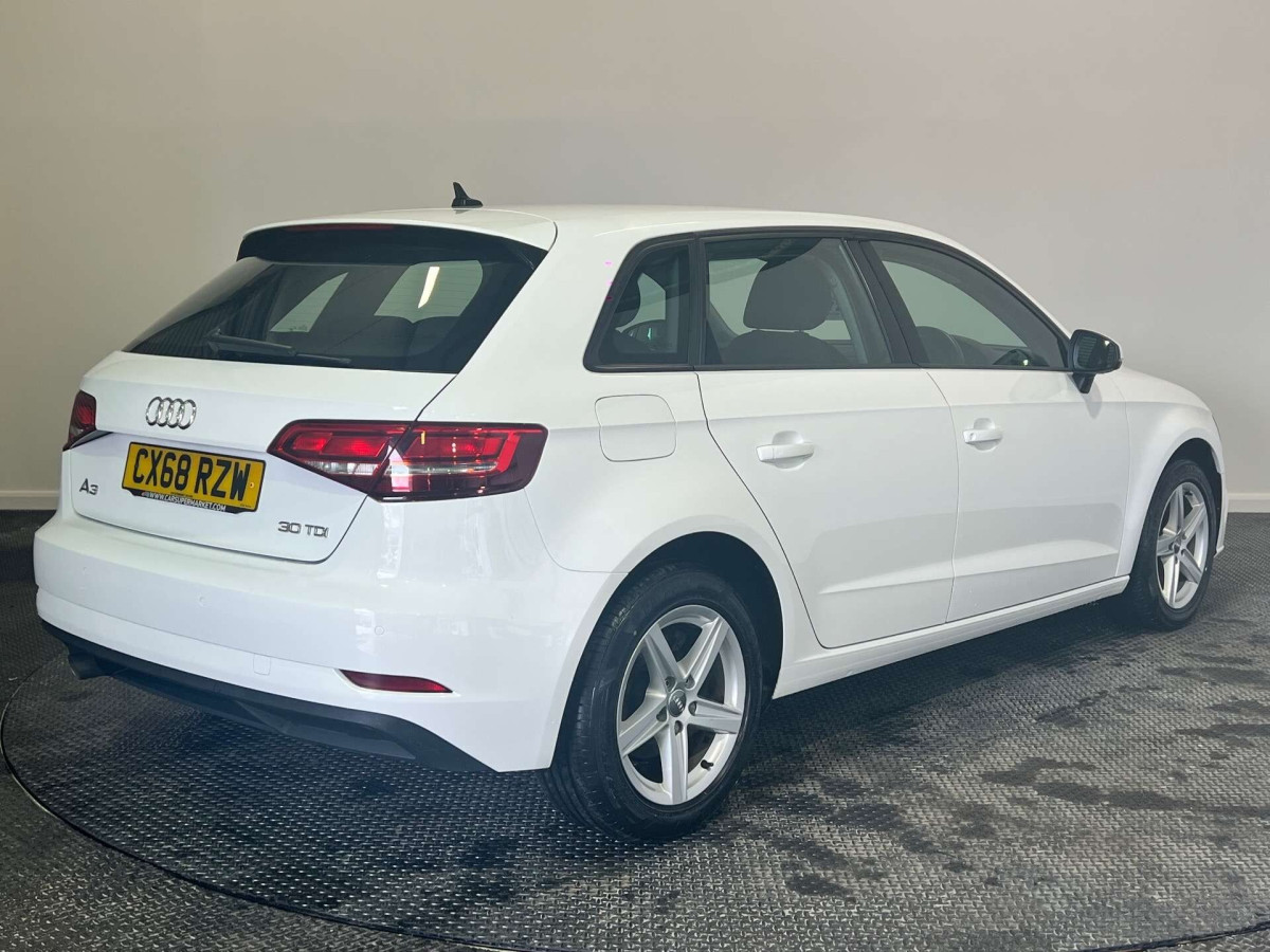 AUDI A3 2018 (68) 1.6 TDI 30 SE TECHNIK SPORTBACK 5DR DIESEL MANUAL EURO 6 (S/S) (116 PS) - 2018 - £10,900