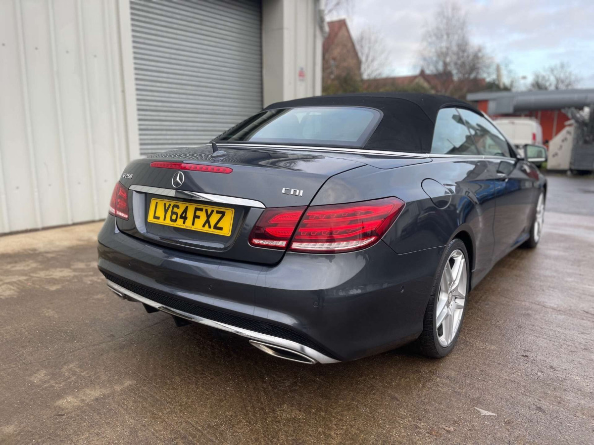 MERCEDES-BENZ E CLASS 2015 (64) 2.1 E250 CDI AMG LINE CABRIOLET 2DR DIESEL G-TRONIC+ EURO 5 (S/S) (204 PS) - 2015 - £8,000