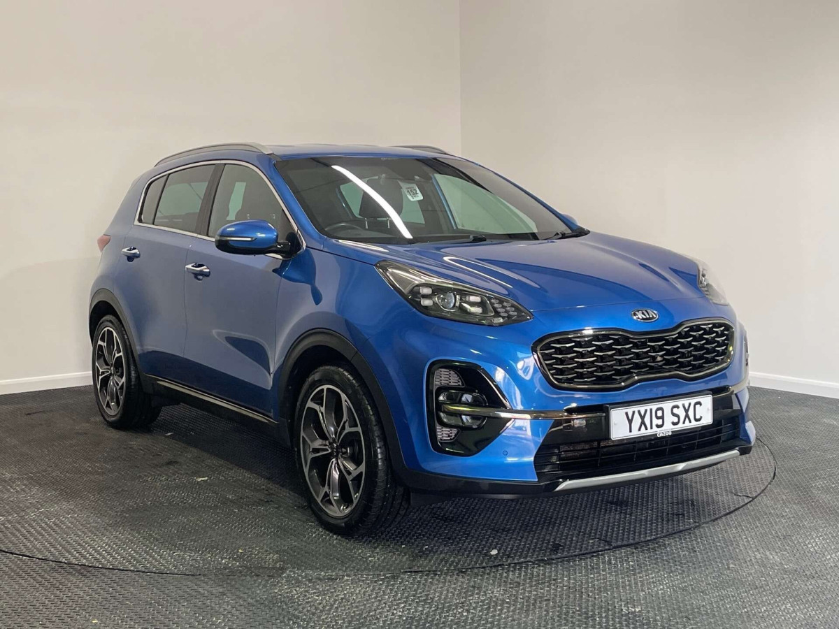 KIA SPORTAGE 2019 (19) 1.6 T-GDI GT-LINE SUV 5DR PETROL MANUAL EURO 6 (S/S) (174 BHP) - 2019 - £12,500