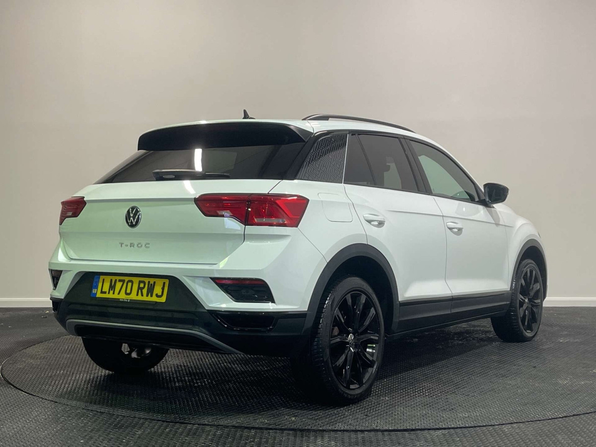 VOLKSWAGEN T-ROC 2020 (70) 1.5 TSI EVO BLACK EDITION SUV 5DR PETROL DSG EURO 6 (S/S) (150 PS) - 2020 - £18,600