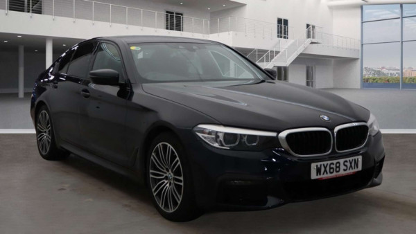 BMW 5 SERIES 2018 (68) 2.0 530E 9.2KWH M SPORT SALOON 4DR PETROL PLUG-IN HYBRID AUTO EURO 6 (S/S)