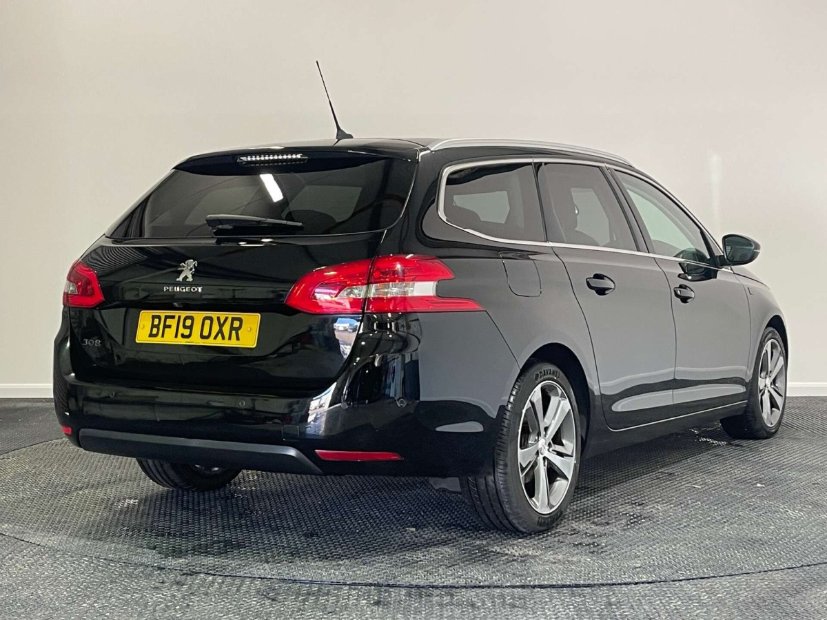 PEUGEOT 308 2019 (19) 1.2 PURETECH GPF GT LINE ESTATE 5DR PETROL MANUAL EURO 6 (S/S) (130 PS) - 2019 - £7,900