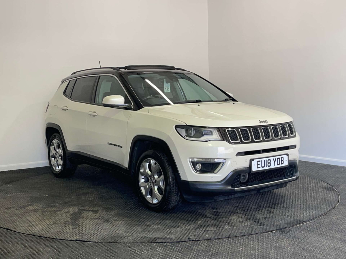 JEEP COMPASS 2018 (18) 1.4T MULTIAIRII LIMITED SUV 5DR PETROL MANUAL EURO 6 (S/S) (140 PS) - 2018 - £9,900