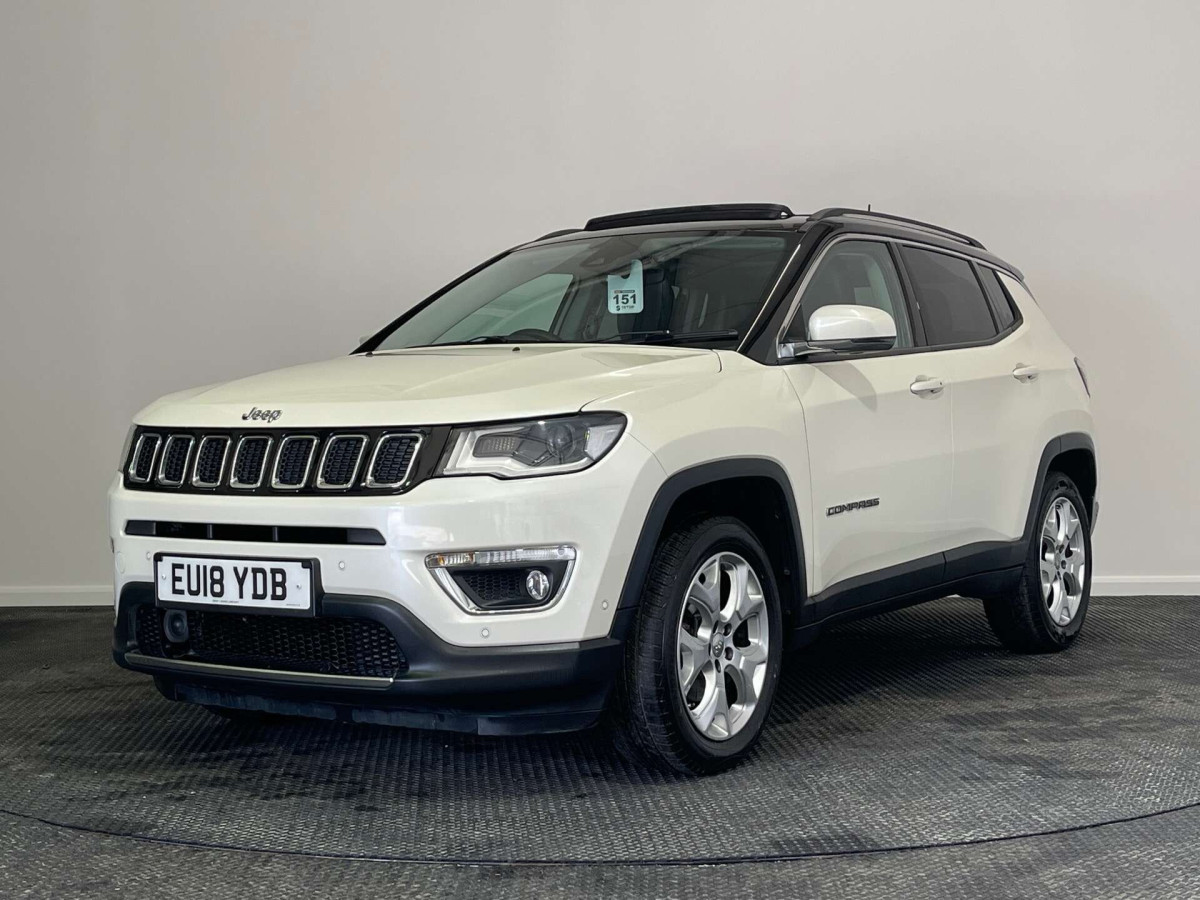 JEEP COMPASS 2018 (18) 1.4T MULTIAIRII LIMITED SUV 5DR PETROL MANUAL EURO 6 (S/S) (140 PS) - 2018 - £9,900