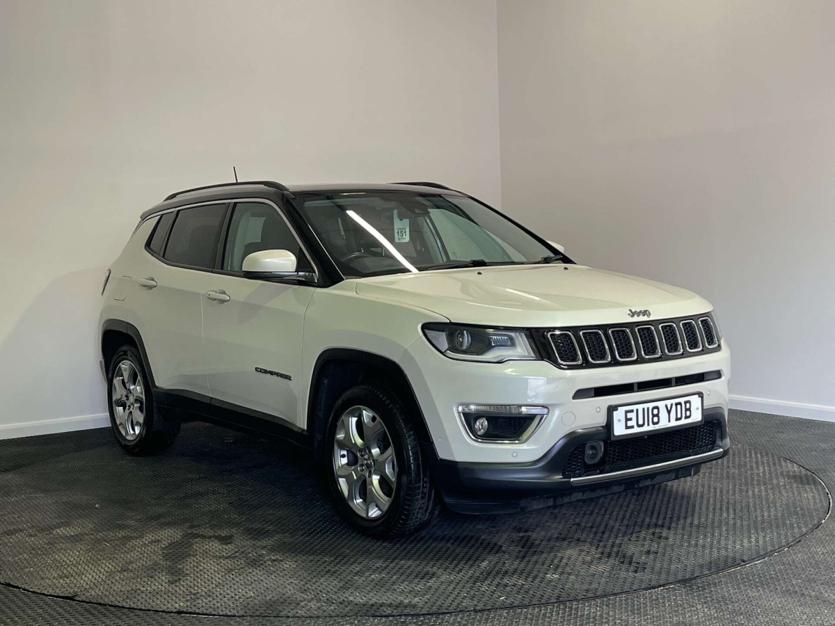 JEEP COMPASS 2018 (18) 1.4T MULTIAIRII LIMITED SUV 5DR PETROL MANUAL EURO 6 (S/S) (140 PS) - 2018 - £9,900