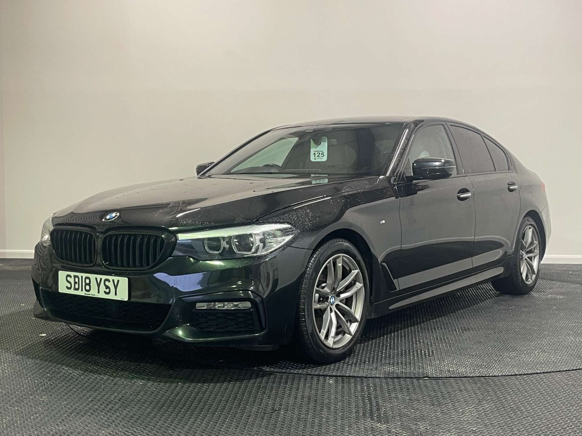 BMW 5 SERIES 2018 (18) 2.0 520D M SPORT SALOON 4DR DIESEL AUTO EURO 6 (S/S) (190 PS) - 2018 - £14,500