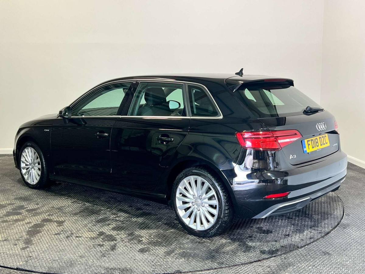 AUDI A3 2018 (18) 1.4 TFSI E-TRON SPORTBACK 5DR PETROL PLUG-IN HYBRID E-S TRONIC EURO 6 8.8KW - 2018 - £11,500