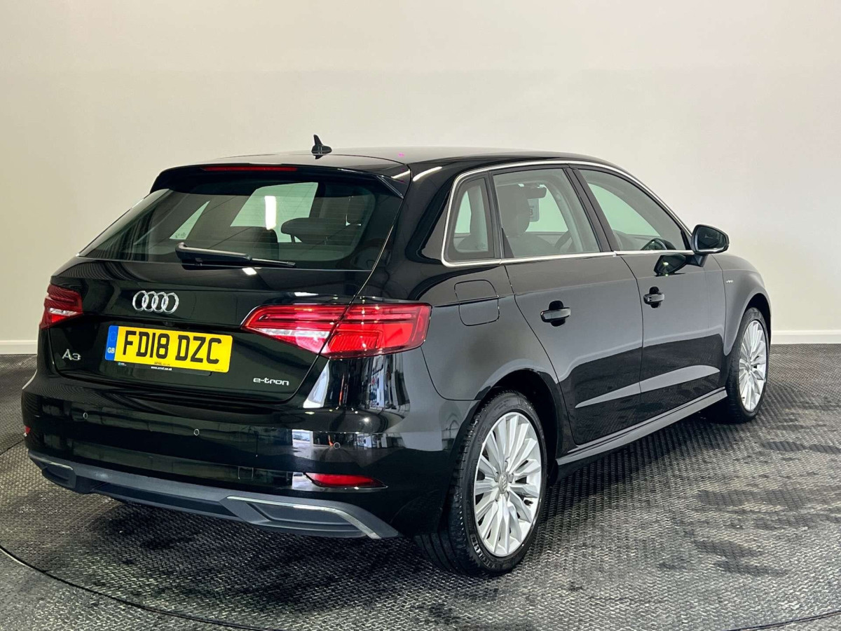 AUDI A3 2018 (18) 1.4 TFSI E-TRON SPORTBACK 5DR PETROL PLUG-IN HYBRID E-S TRONIC EURO 6 8.8KW - 2018 - £11,500